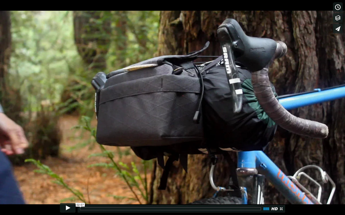 VIDEO: New Drawcord Handlebar Bag is Magic